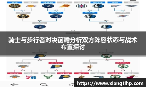 骑士与步行者对决前瞻分析双方阵容状态与战术布置探讨